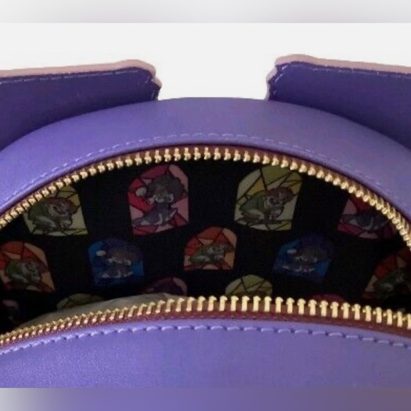 Disney Loungefly Mini Backpack The Hunchback of Notre Dame Cathedral - Picture 7 of 8